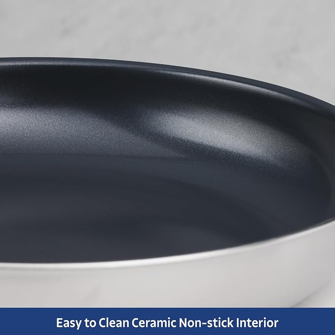 Tramontina Signature 12-Inch Tri-Ply Clad Stainless Steel Large Frying Pan - Image 10