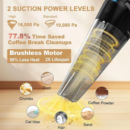 Handheld Vacuum Cordless Rechargeable - Image 2