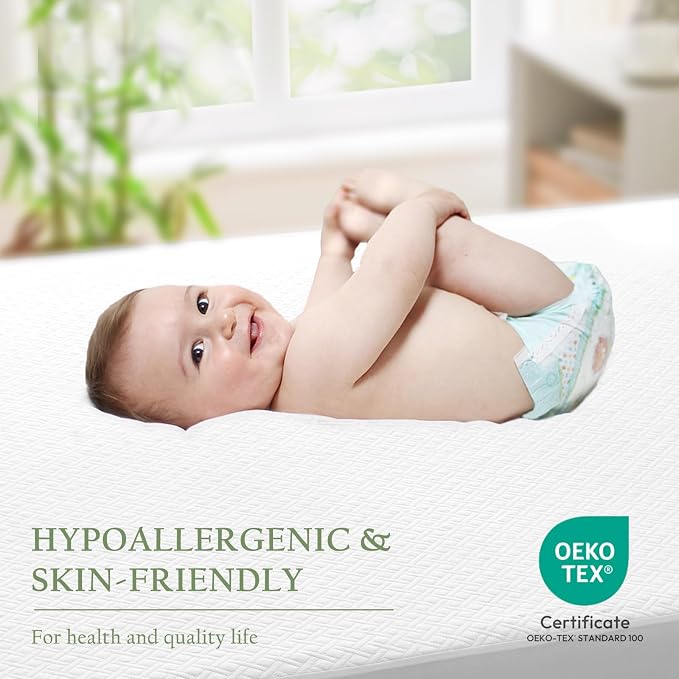 100% Waterproof Twin Mattress Protector, Breathable Bamboo Rayon Mattress Cover - Image 2
