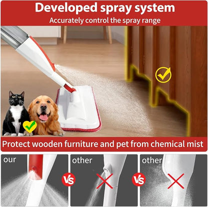 Mops for Floor Cleaning Wet Spray Mop - Image 2