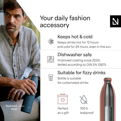 LARS NYSØM Stainless Steel Insulated XL Water Bottle 12oz 17oz 25oz 34oz 51oz | - Image 2