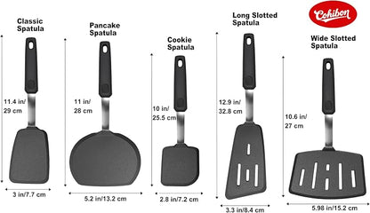 Silicone Spatula Set, Spatulas Silicone Heat Resistant Mixed 5 Piece Kitchen - Image 5