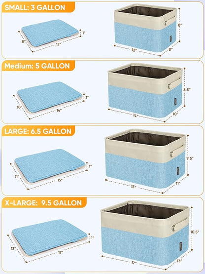 BALEINE 1 Pack Fabric Closet Storage Bins - Image 2