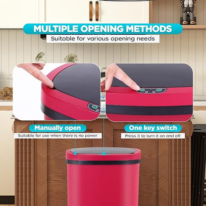 Automatic Motion Sensor Bathroom Trash Can - Image 4