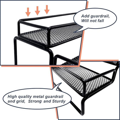 Spice Rack Organizer for Cabinet, 4 Tier Seasoning Organizer, Expandable Shelf - Image 3