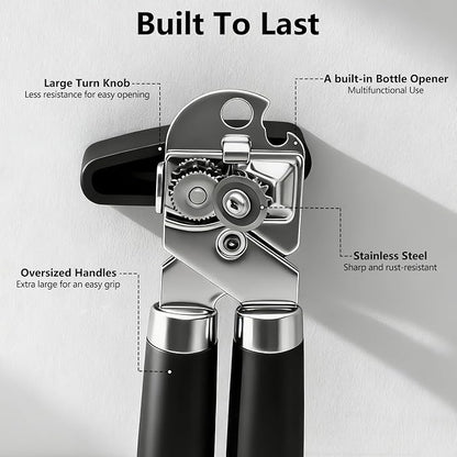 Can Opener Set With 1 Bottle Opener 2 Vegetable Peeler 1 Heavy Duty Kitchen - Image 4