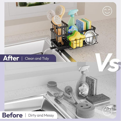 SWTYMIKI Sink Caddy Sponge Holder - Image 8