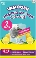 Vamoosh 6-in-1 Washing Machine Cleaner | Patented Pet Hair Dissolving Technology | No Harmful Chemicals | Removes Limescale | Deep Clean | Descales | Lemon Fresh Scent | 150g (Pack of 6)
