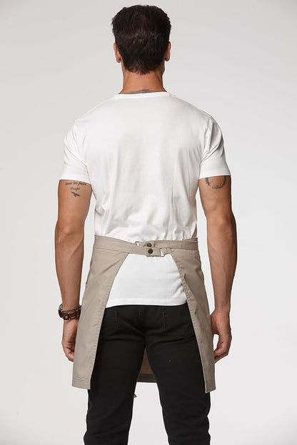 Unisex Waist Apron Half Bistro Apron Server Aprons - Image 2