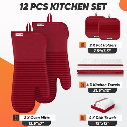 Oven Mitts Kitchen Towels and Dishcloths - Image 2