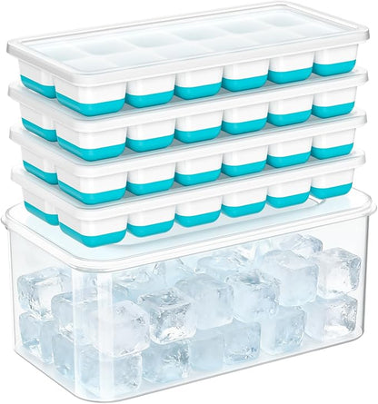 NFK Ice Cube Tray with Lid & Bin by Cusbus