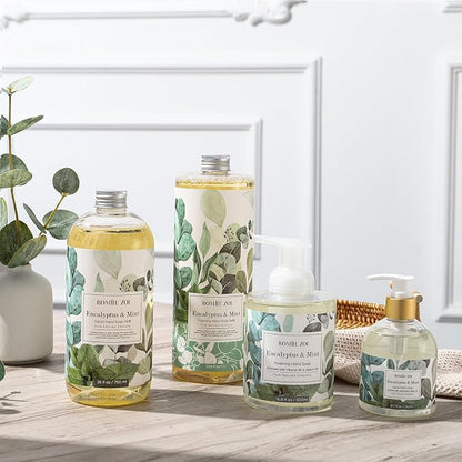 ROMIIE ZOI Liquid Hand Soap Refills, Eucalyptus & Mint, Gentle & Moisturizing - Image 6