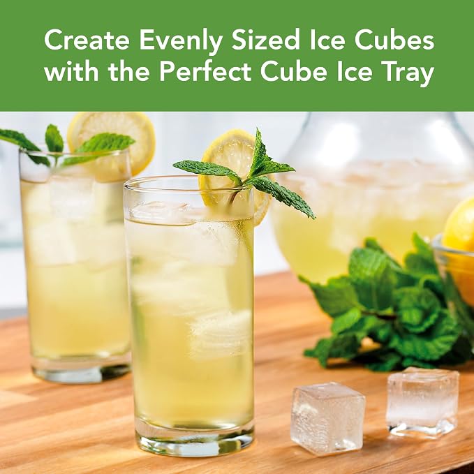 Tovolo Silicone Ice Cube Tray Charcoal Gray Pack of 2 BPA Free Ice Tray Mold - Image 2