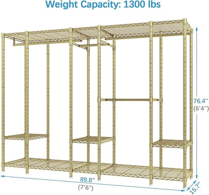 VIPEK V50 Extra Large Portable Closet Rack Bedroom Armoire Freestanding - Image 4