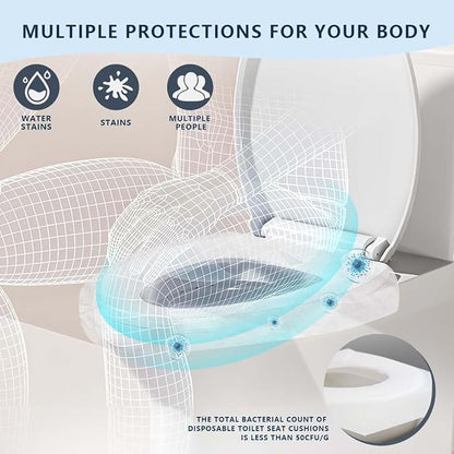 1 Pack Disposable Toilet Seat Covers Flushable Paper Toilet Seat Cover - Image 4