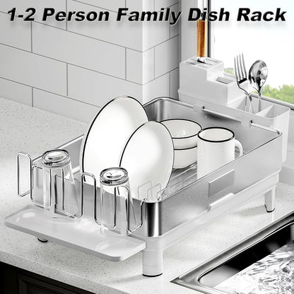 Ewaiira Dish Drying Rack, 304 Stainless Steel Dish Racks - Image 2