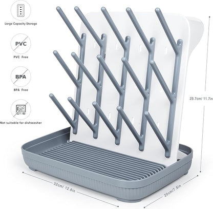 Termichy Baby Bottle Drying Rack: Vertical Bottle Dryer Rack Holder - Image 5