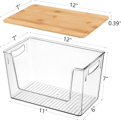 2 Pack Trash Bag Holder Dispenser, Extra Large Garbage Bags Holder, Stackable - Image 7