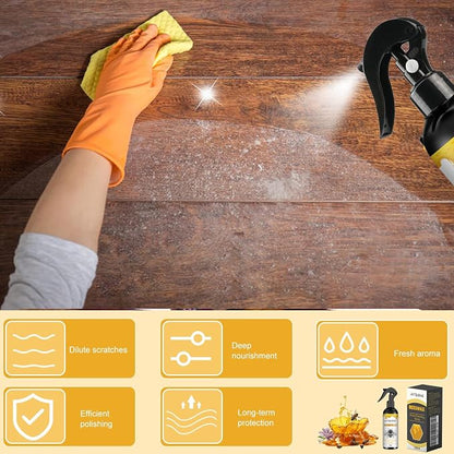 2Pcs Natural Beeswax Care Spray & Restorer, 2025 New Bees Wax Furniture Polish - Image 3