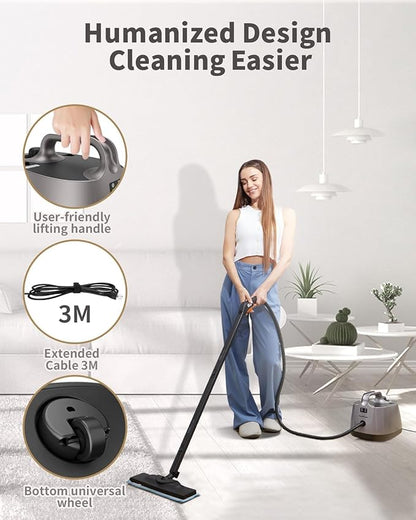 Steam Cleaner for home, 293°F 58 PSI Powerful Multipurpose Steam Mop for Home - Image 4