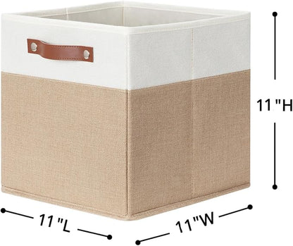 HNZIGE Fabric Storage Baskets Cubes Bins - Image 5