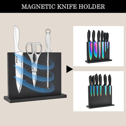 15-Piece High Carbon Stainless Steel Kitchen Knife Set - Image 5