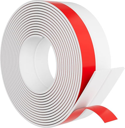 Heavy-Duty 20 ft x 1 in Weather Stripping, Door Draft Stopper Silicone Seal by Elvone