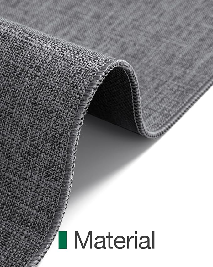 LUMI Indoor Door Mat 17"x30", Ultra Thin Low Profile Non-Slip Doormat - Image 6