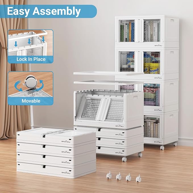 BROVIEW 160Gal Stackable Storage Bins - Image 3