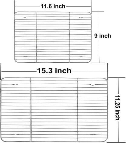 TeamFar Cooling Rack, Baking Roasting Rack Stainless Steel - Image 2