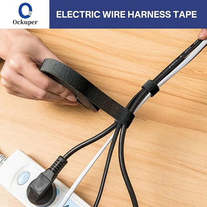 Wire Harness Tape, 0.98＂x 49FT 5 Rolls, Wiring Loom Harness, Self-Adhesive Felt - Image 8