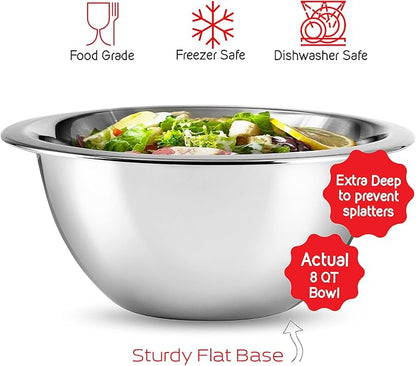 Eatex Mixing Bowls with Measuring Cups & Measuring Spoons 17 Piece Set - Image 8
