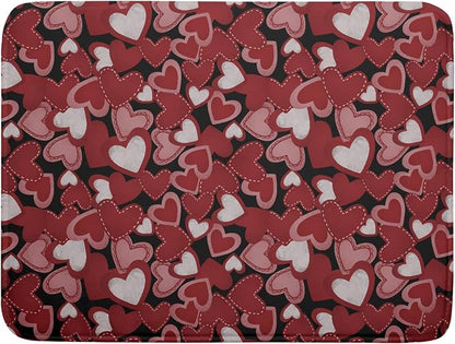 Valentines Day Dish Drying Mat for Kitchen Counter 24x18 Inch Love Drying Mat by Trongr