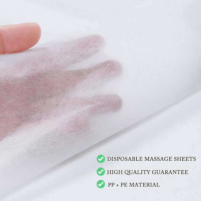 100 Pcs Disposable Bed Sheets 31" x 71" Massage Table Sheets Non Woven Fabric - Image 6