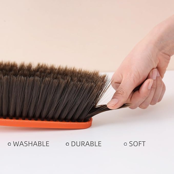 3 Pack 15" Soft Bristle Bed & Counter Cleaning Brush, Dusting & Crumb Debris - Image 4