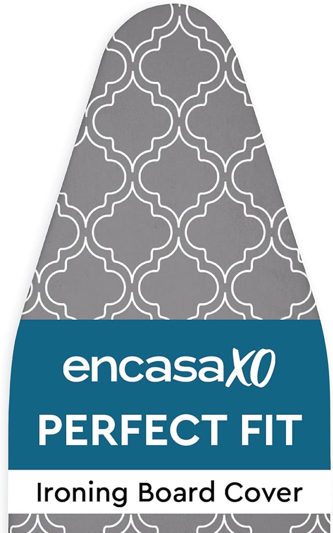 Encasa XO Ironing Board Cover and Pad 49"x18" by EncasaXO