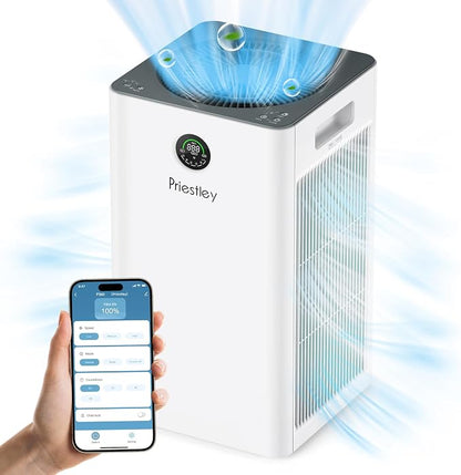 Priestley Air Purifiers for Home Large Room up to 1500 sq ft, Smart Control Air - Image 9