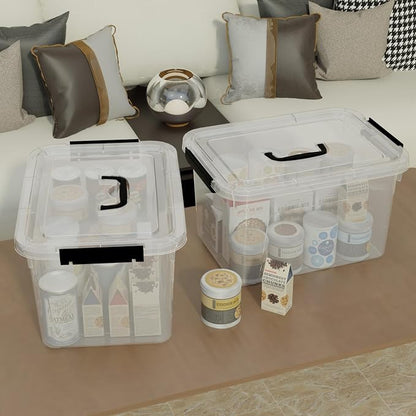 10.5 L Clear Latch Storage Bin - Image 5