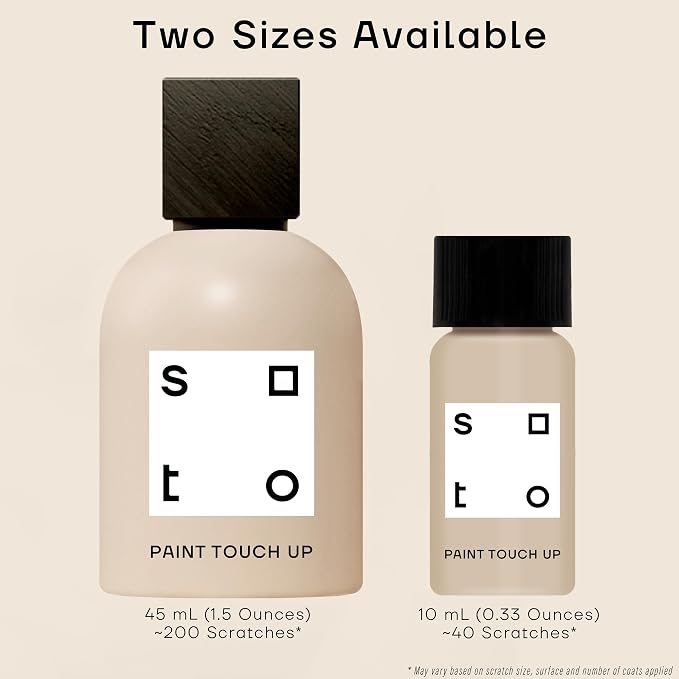 soto Off-White Paint Touch Up, Matte Finish — 10 Milliliters of Scratch Repair - Image 2