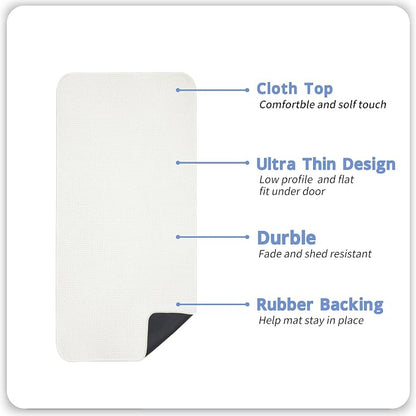 Bath Mat, Ultra Thin Bathroom Runner Rugs, Large Bath Mats - Image 2