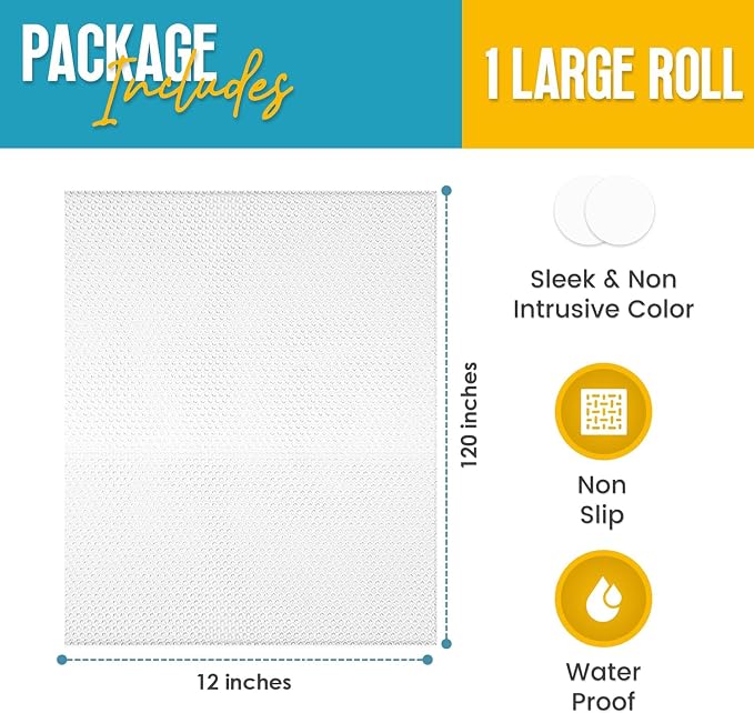 Shelf Liner Drawer Liner for Kitchen Cabinets Non-Adhesive by Linda’s Essentials - Image 3