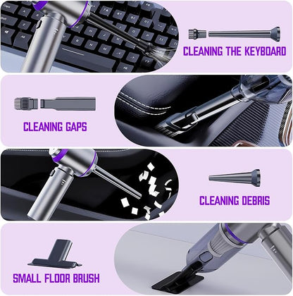 Mini Cordless Handheld Car Vacuum Cleaner/Air Duster/Blower/Hand Pump, 21000 PA - Image 5