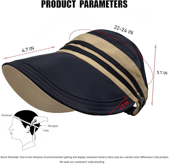 Sun Hats for Womens Wide Brim UV Protection Fishing Hats Packable Reversible Hollow Top Hat with Ponytail Beach Travel Hats