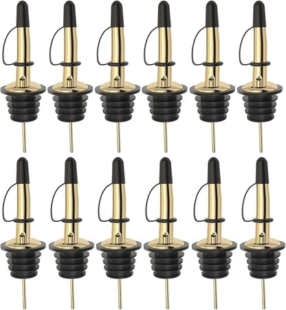 Pafusen 12 Pack Liquor Bottle Pourers, Liquor Pour Spout - Image 2