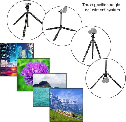 ZOMEI Z688 Travel Camera Tripod Aluminum Alloy Portable Monopod with Ball Head ann Carrying Bag for Canon Nikon Sony DSLR Camera