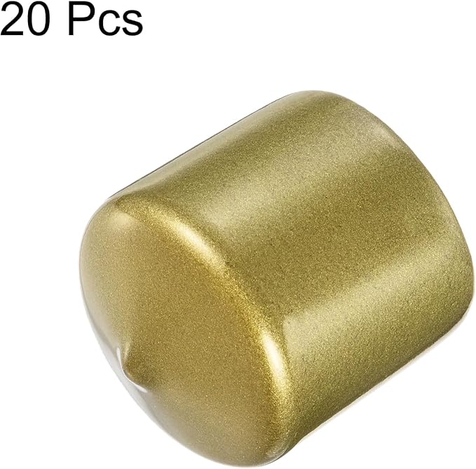 uxcell 20pcs Rubber End Caps 34mm ID Vinyl Round Tube Bolt Cap Cover Thread - Image 2