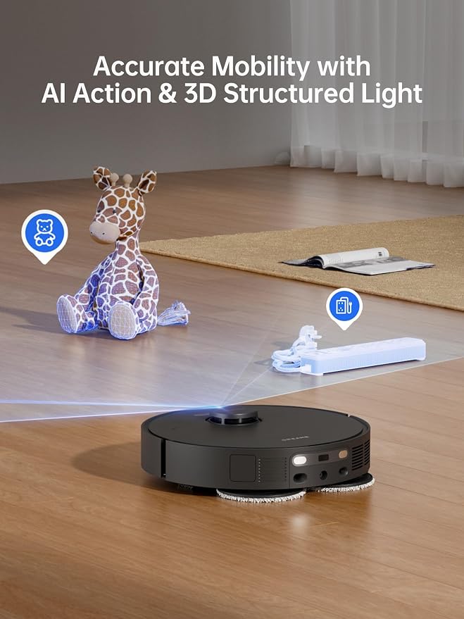 dreame X30 Ultra Robot Vacuum and Mop Combo, 8300Pa Suction, Mop Extend and Mop - Image 8