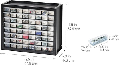 IRIS USA Small Parts Storage Cabinet, Made in USA, 64-Drawer Organizer - Image 3