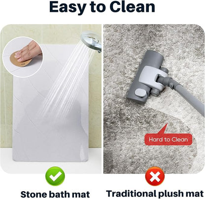 Closefriend Diatomaceous Earth Stone Bath Mat, Quick Dry Non-Slip Super - Image 5