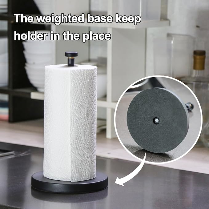 Paper Towel Holder Countertop, Standing Paper Towel Dispenser, Countertop - Image 4
